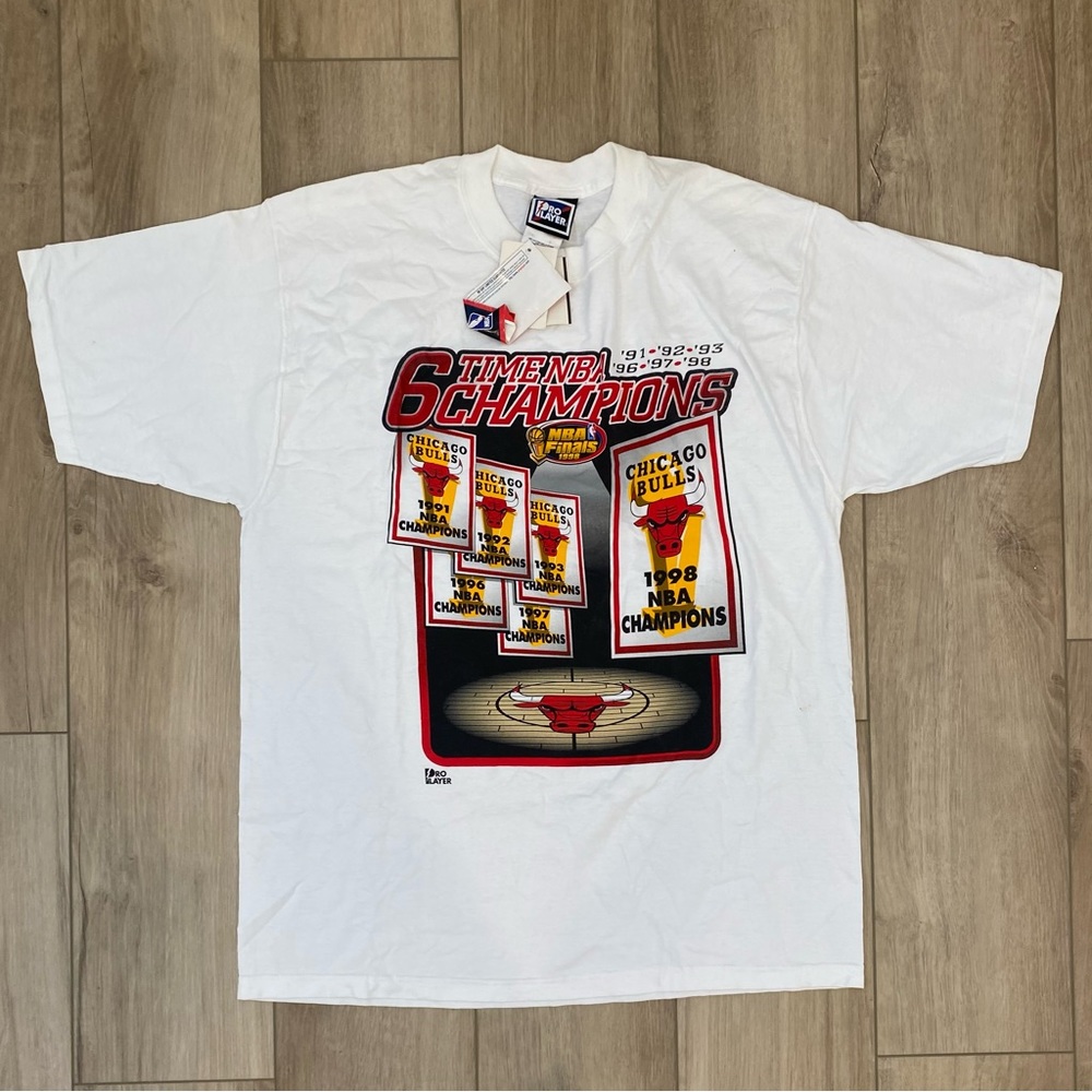 VTG Chicago Bulls 6x‎ Championship ProPlayer Tee